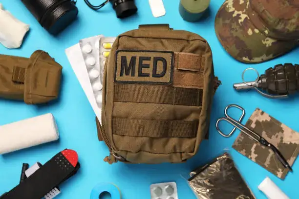 Pochettes IFAK, Trousse et équipement de premiers secours militaires