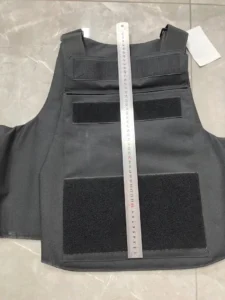 black tactical low profile plate carrier