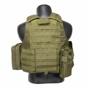 tan tactical vest with drag handle