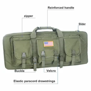 olive green tactical rifle carry bag
