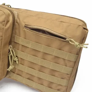 MOLLE webbing, zippered pocket