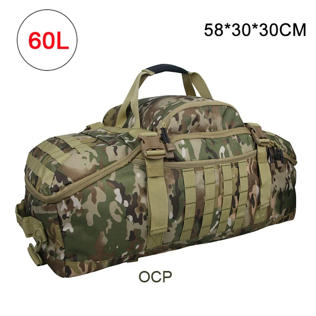 60L Stora taktiska duffelväskor