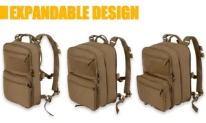 Mochila táctica extensible MOLLE coyote