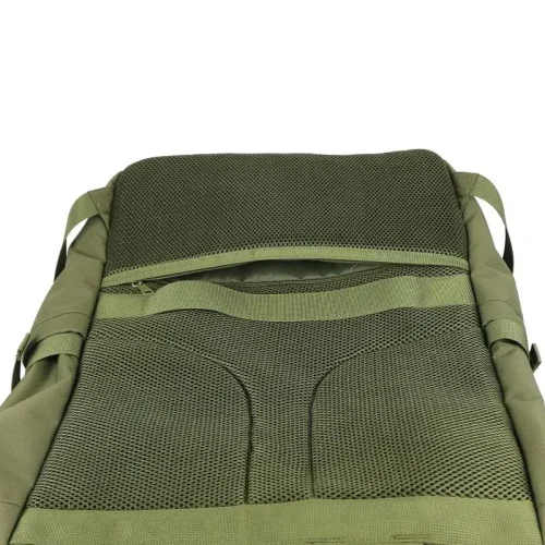 mesh back panel with lower pocket