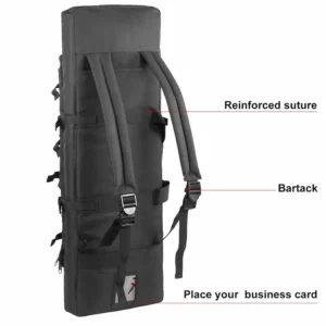 Black MOLLE Gun Transport Backpack
