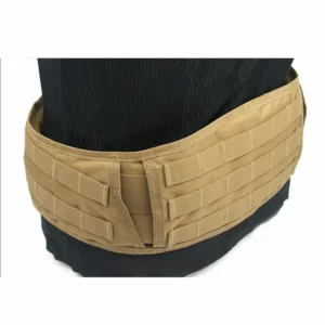 Tan tactical waist belt