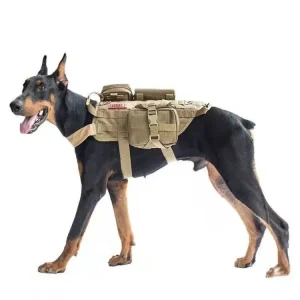 ベルクロパッチ付き戦術介助犬ベスト