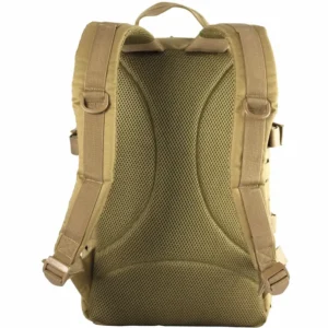 tan good tactical backpack with mesh back panel