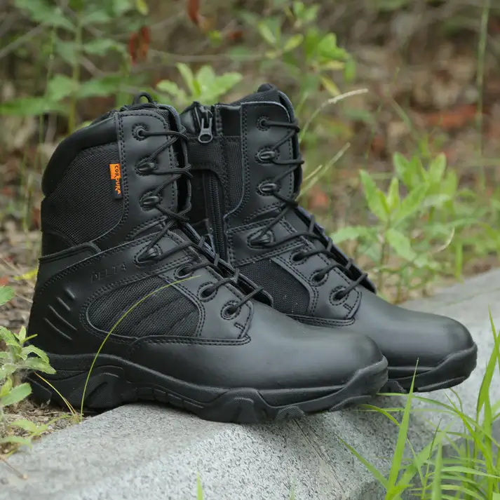 bottes tactiques pour hommes noires