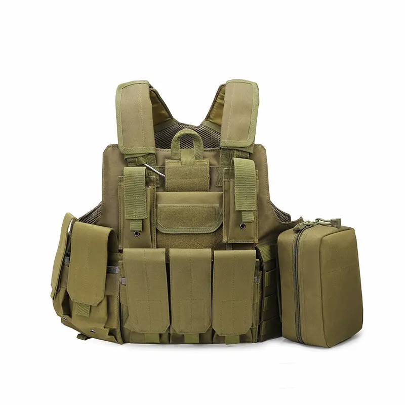 Tan Modular Tactical Vest με θήκες γεμιστήρων
