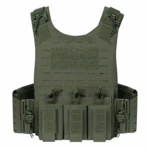 Chaleco de Airsoft de cierre rápido verde