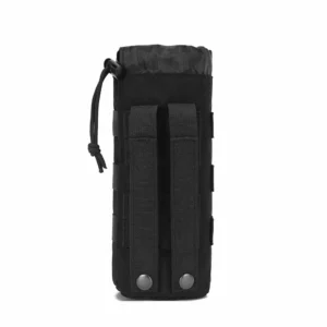 black tactical water bottle holder
