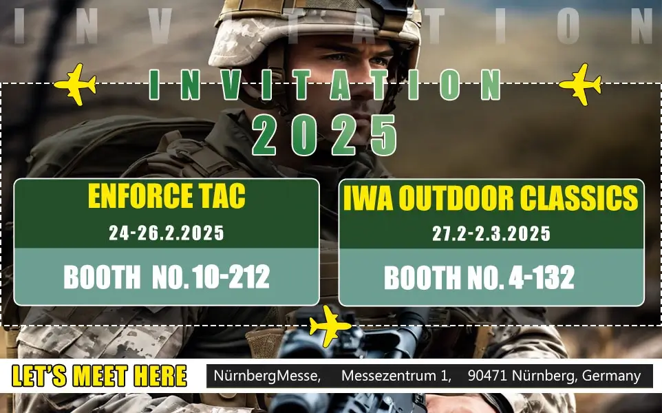Einladung zu ENFORCE TAC 2025 und IWA Outdoor Classics 2025