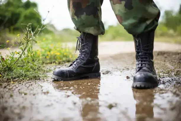 bottes de combat pour hommes