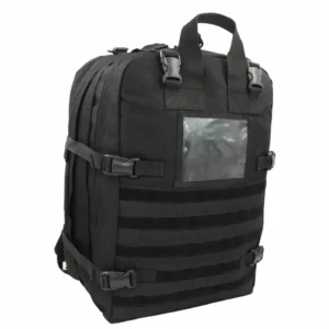 black molle emergency backpack