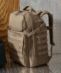 Khaki tactical molle backpack
