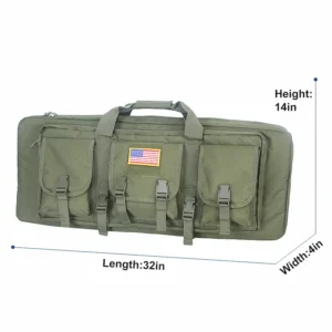 olive green heavy duty outdoor long gear bag