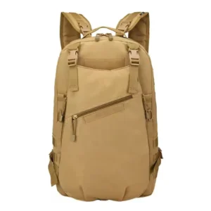 Tan Tactical Outdoor Hiking Backpack with Detachable Pack