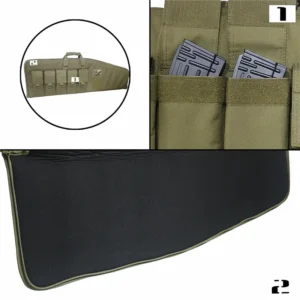 Padded long gun storage bag