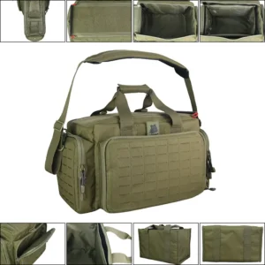 OD Green tactical range bag for pistol