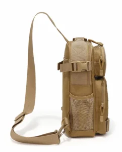 tan single strap tactical bag