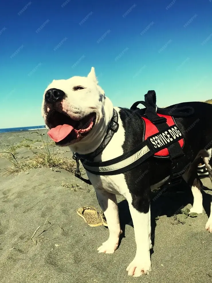 Harness anjing taktis yang dapat disesuaikan untuk anjing pelacak