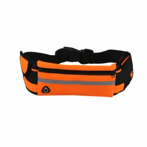 Reflective Running Waist Pack with Water Bottle Holder
