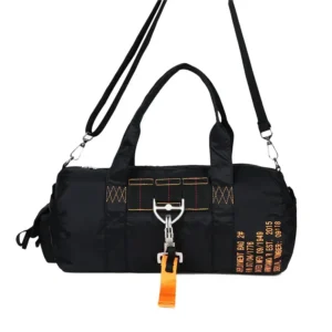 Nylon Sports Gym Bag with removable strap