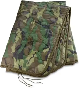 camo pocho liner packable