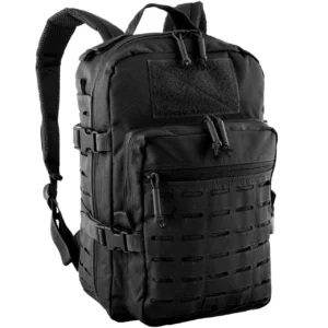 black tactical assault pack