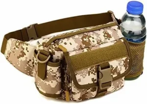 Camo Tactical Waist Bag with Hydration Pocket
