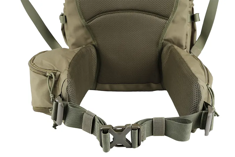 alça de cintura com bolsos com fecho de correr