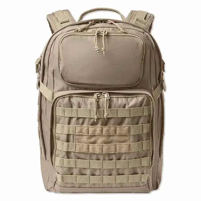 Khaki tactical laptop backpack
