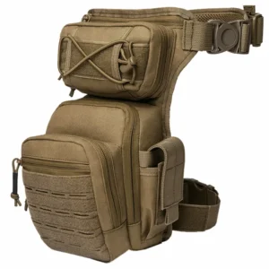 tan tactical leg utility bag