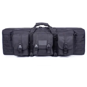 black tactical rifle storage bag