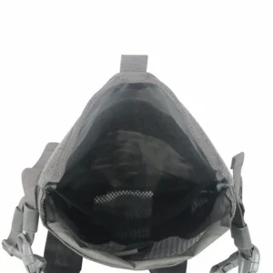 tactical vest’s main compartment