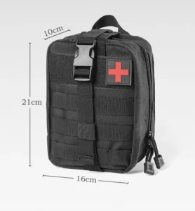 Black Modular IFAK Medical Pouch