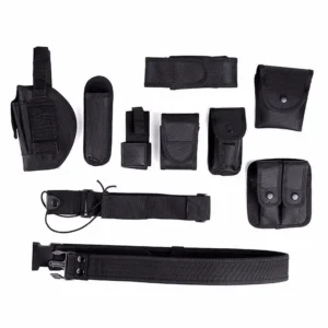 Law Enforcement Duty Belt with Multi-Pouches