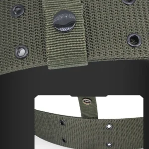 buckle, webbing, and adjustable holes
