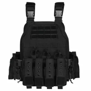 black armor plate carrier