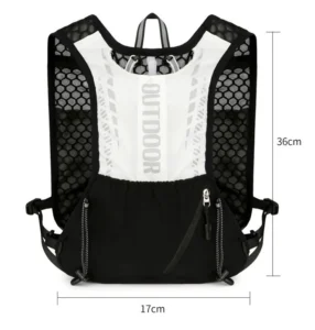 Colete de corrida em malha respirável