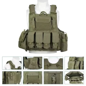 Olive Modular Airsoft Gear Vest
