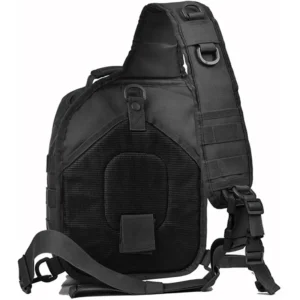 men's tactical sling bag black