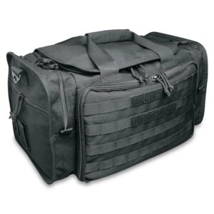 Czarna taktyczna torba na strzelnicę