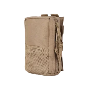 tan MOLLE rip-away medical pouch