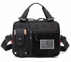 saco de ombro edc tático preto