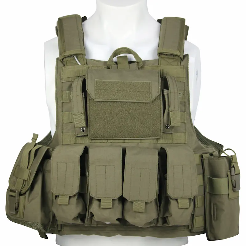 OD Green Nastavljiv MOLLE Airsoft jopič