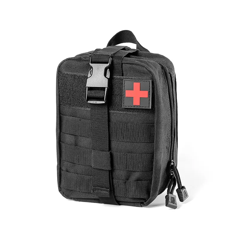 Black MOLLE Emergency Medical Pouch