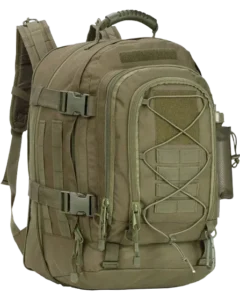 Зеленый расширяемый тактический рюкзак od molle