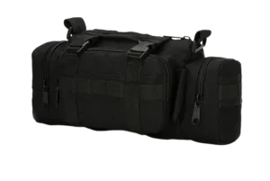 black modular waist bag